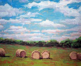 THE HAY BALES - click to view larger image...