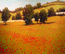 ITALIAN POPPY FIELDS - click to view larger image...